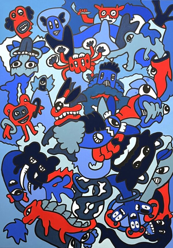 "BLUE LAGON" 50x70 cm