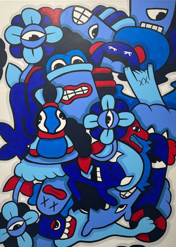 "BLUEBERRY" 50x70 cm