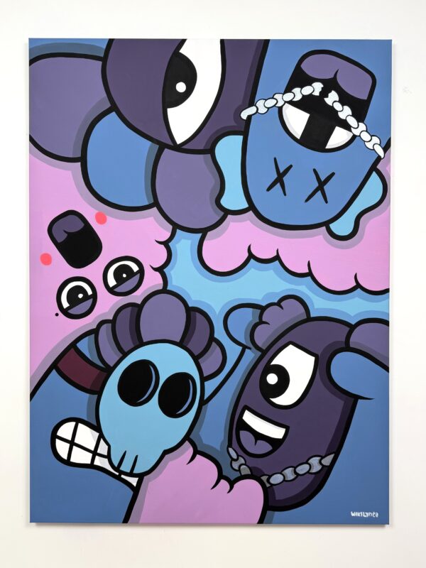 "BACK TO BACK" 97x130 cm