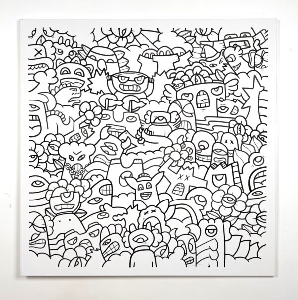 "KINGDOM" 100x100 cm