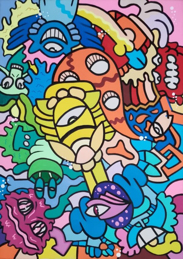 "SECOND ELEMENT" 50x70cm