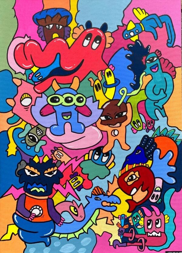 "MONSTERS" 50x70 cm