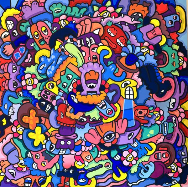 "THE ONLY ONE" 100x100 cm