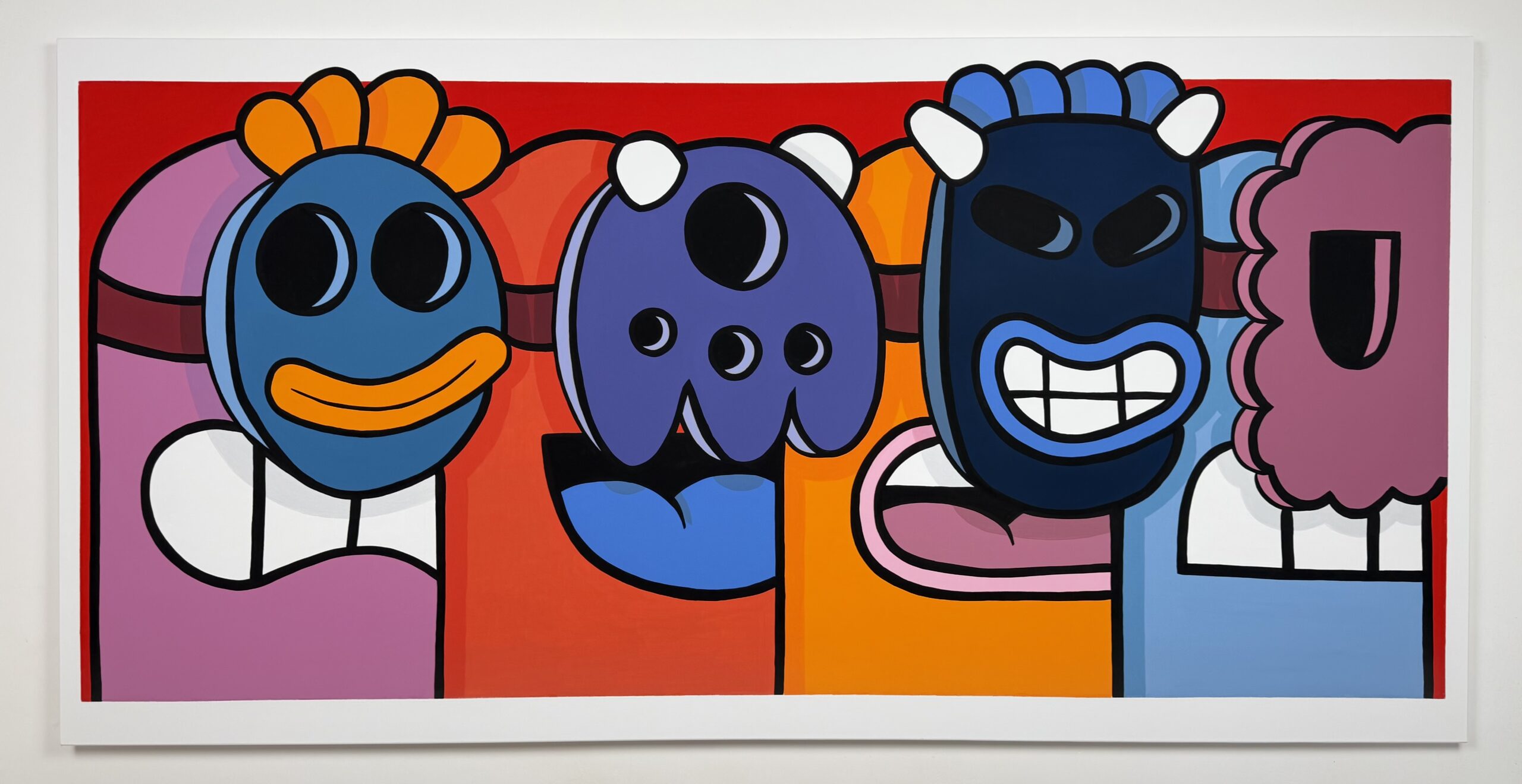 "MASK ON" 100 x 200 cm